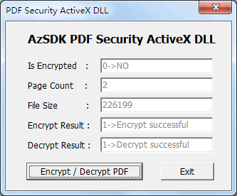 Windows 8 AzSDK PDF Security ActiveX DLL full