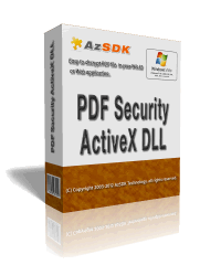 PDF Security ActiveX DLL